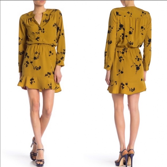 Joie Dresses & Skirts - Joie Mustard Yellow Dress